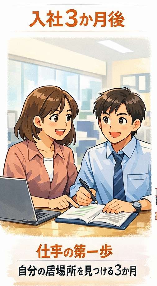 入社3カ月後