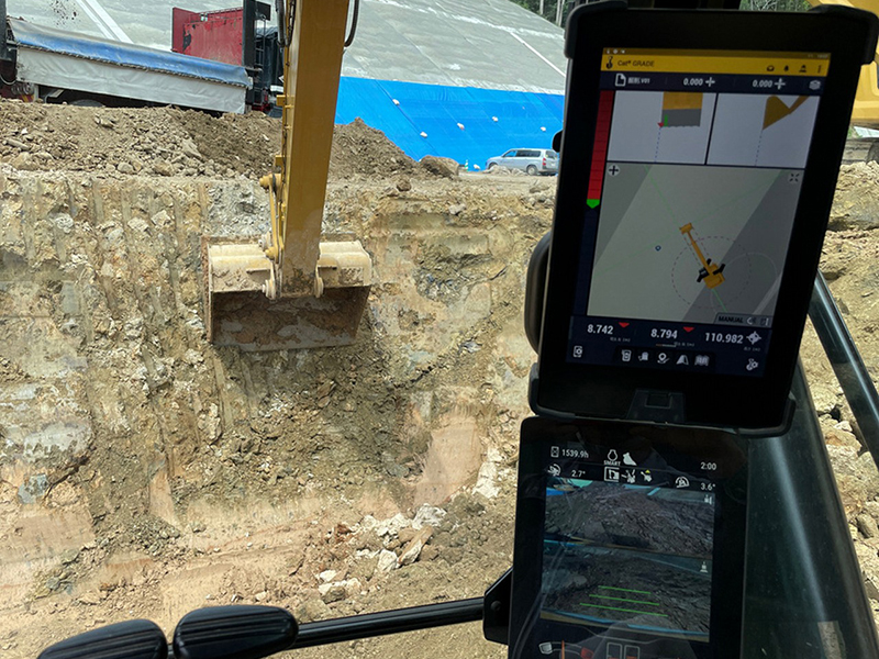 ICT重機による施工
